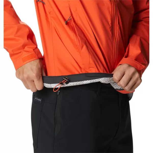 imageColumbia Mens EvaPOURation JacketRed Quartz