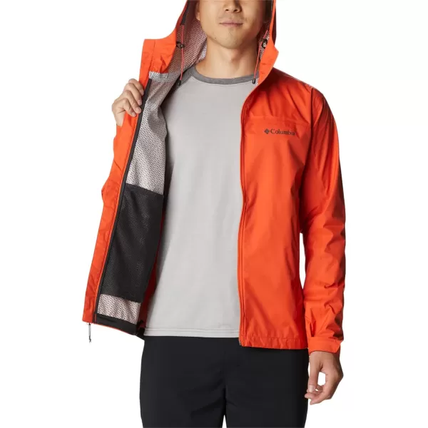 imageColumbia Mens EvaPOURation JacketRed Quartz