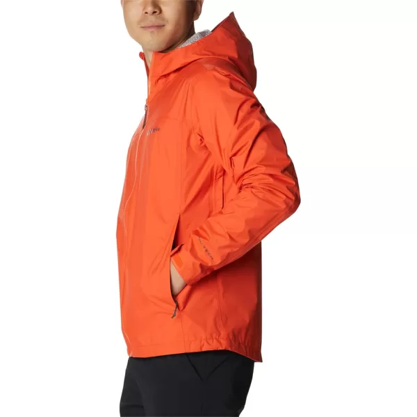 imageColumbia Mens EvaPOURation JacketRed Quartz