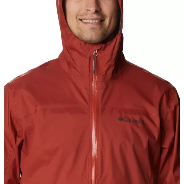 imageColumbia Mens EvaPOURation JacketWarp Red