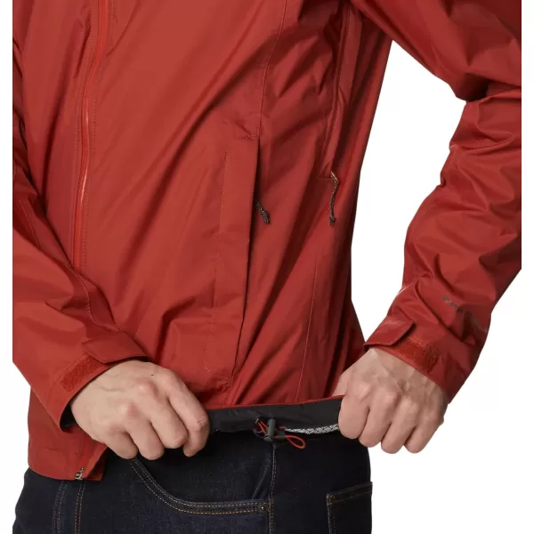 imageColumbia Mens EvaPOURation JacketWarp Red