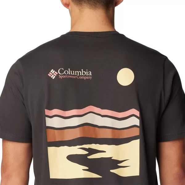 imageColumbia Mens Explorers Canyon Back Short Sleeve TeeSharkHeritage Hills
