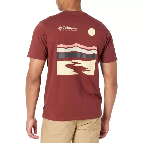 imageColumbia Mens Explorers Canyon Back Short Sleeve TeeSpiceHeritage Hills