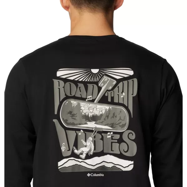 imageColumbia Mens Explorers Canyon Long Sleeve TShirtBlackRoad Trip Vibes