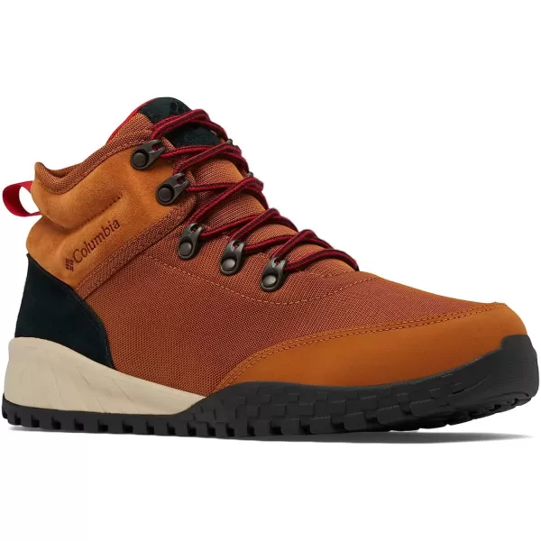imageColumbia Mens Fairbanks Mid Snow ShoeCaramelMountain Red