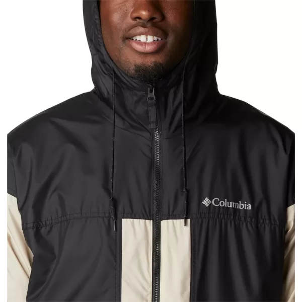 imageColumbia Mens Flash Challenger Lined WindbreakerAncient FossilBlack