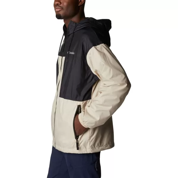 imageColumbia Mens Flash Challenger Lined WindbreakerAncient FossilBlack