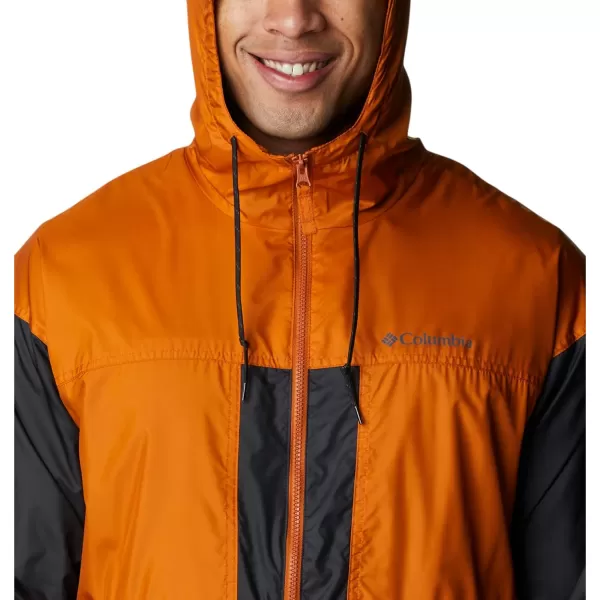 imageColumbia Mens Flash Challenger Lined WindbreakerBlackWarm Copper
