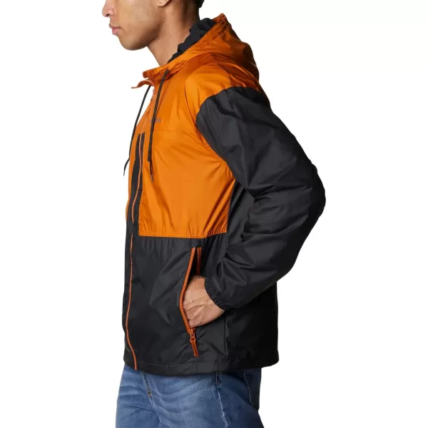 imageColumbia Mens Flash Challenger Lined WindbreakerBlackWarm Copper