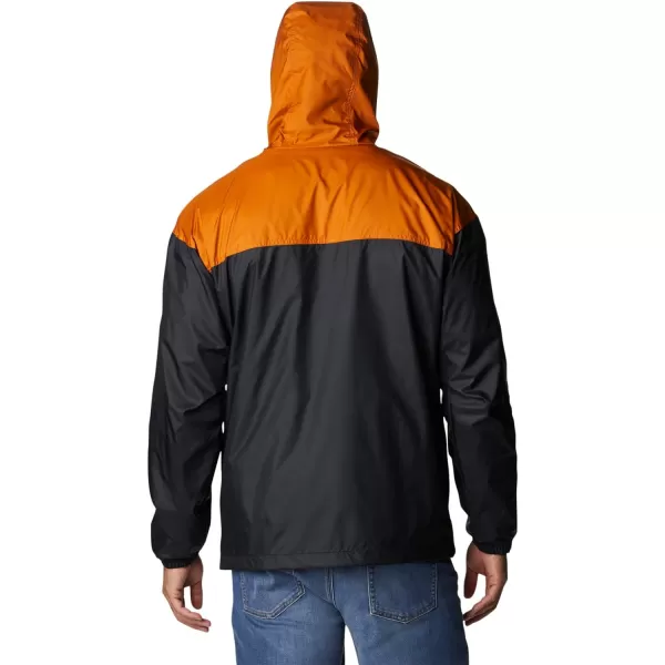 imageColumbia Mens Flash Challenger Lined WindbreakerBlackWarm Copper