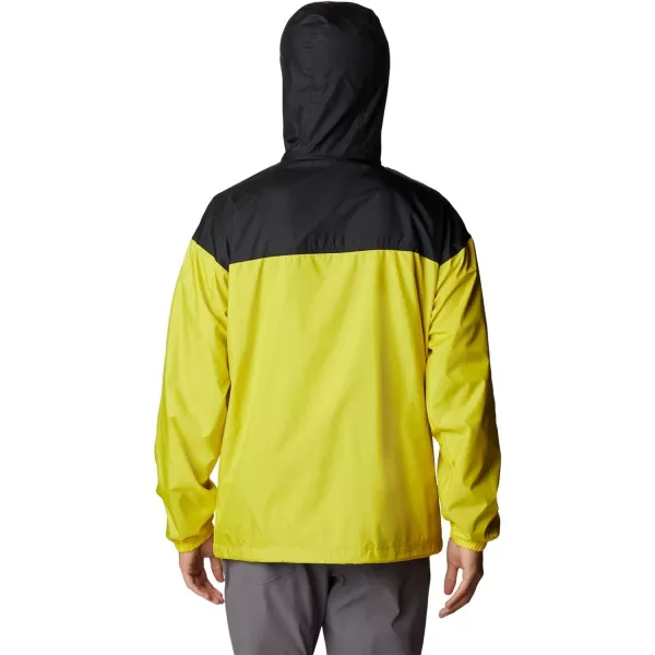 imageColumbia Mens Flash Challenger Lined WindbreakerLaser LemonBlack