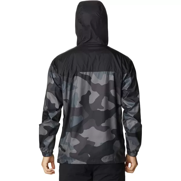 imageColumbia Mens Flash Challenger Novelty WindbreakerBlack Mod Camo Print