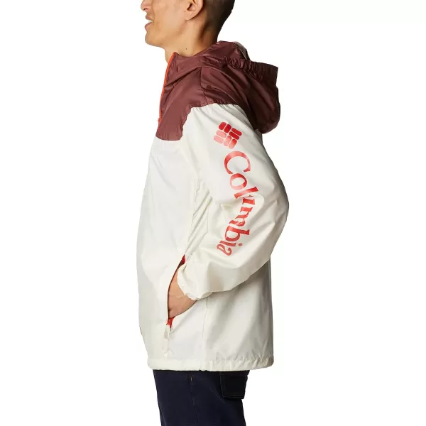 imageColumbia Mens Flash Challenger Novelty WindbreakerChalkLight Raisin