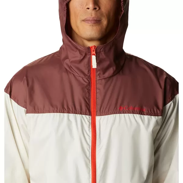 imageColumbia Mens Flash Challenger Novelty WindbreakerChalkLight Raisin