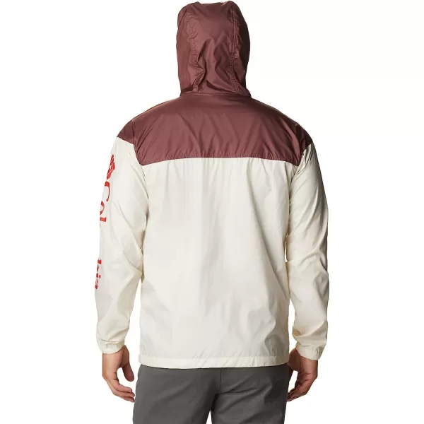 imageColumbia Mens Flash Challenger Novelty WindbreakerChalkLight Raisin