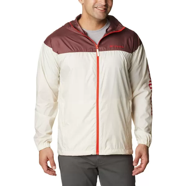 imageColumbia Mens Flash Challenger Novelty WindbreakerChalkLight Raisin