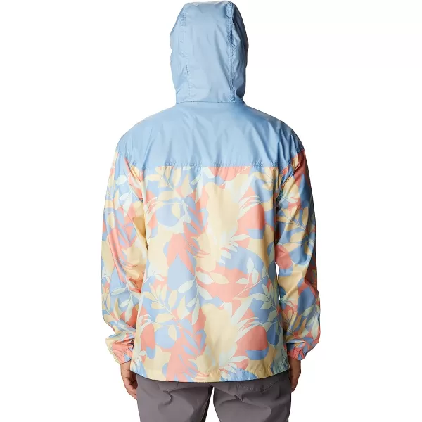 imageColumbia Mens Flash Challenger Novelty WindbreakerCornstalk Floriated PrintJet Stream