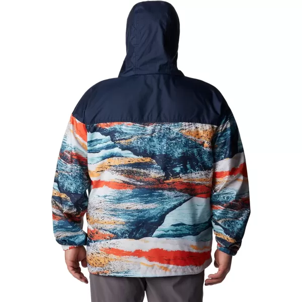 imageColumbia Mens Flash Challenger Novelty WindbreakerIcy Morn Hyper Nature Print