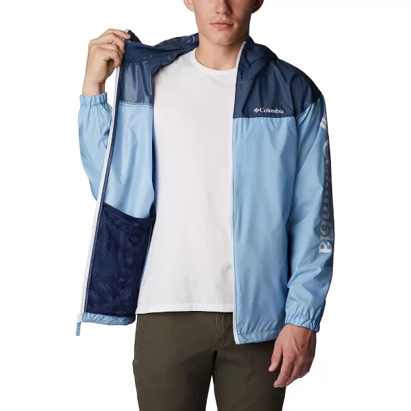 imageColumbia Mens Flash Challenger Novelty WindbreakerJet StreamDark Mountain