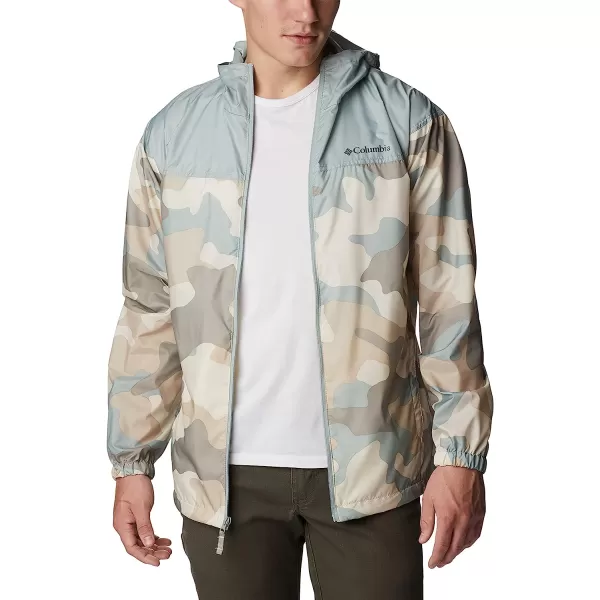 imageColumbia Mens Flash Challenger Novelty WindbreakerNiagara Mod Camo PrintNiagara