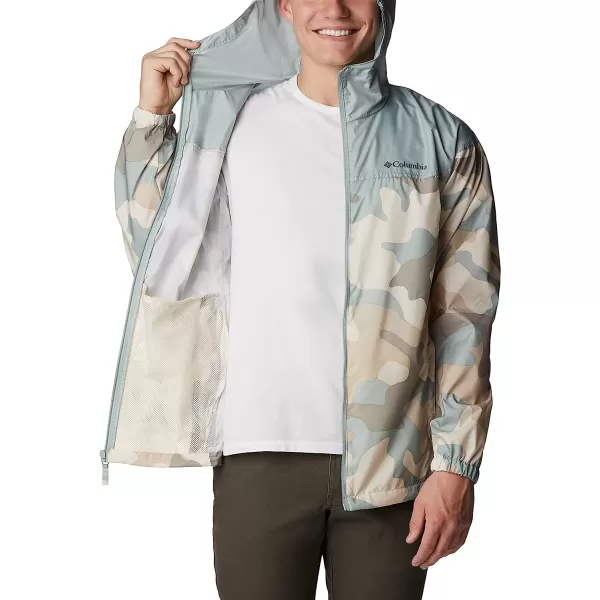 imageColumbia Mens Flash Challenger Novelty WindbreakerNiagara Mod Camo PrintNiagara