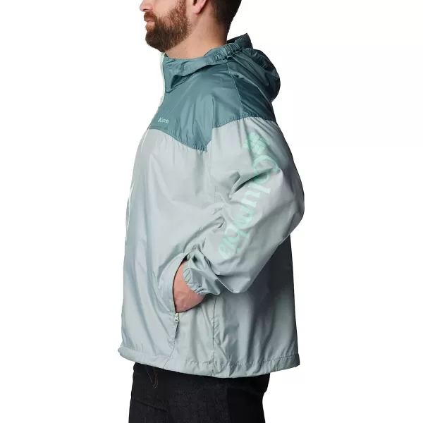 imageColumbia Mens Flash Challenger Novelty WindbreakerNiagaraMetal