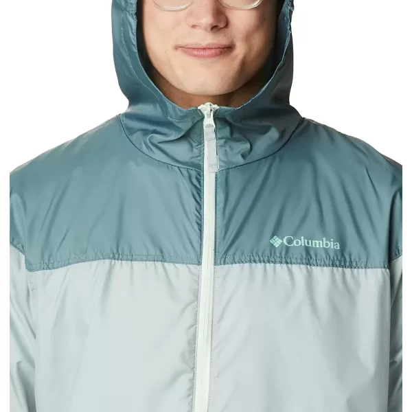 imageColumbia Mens Flash Challenger Novelty WindbreakerNiagaraMetal