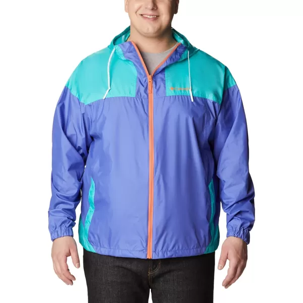 imageColumbia Mens Flash Challenger WindbreakerPurple LotusBright Aqua
