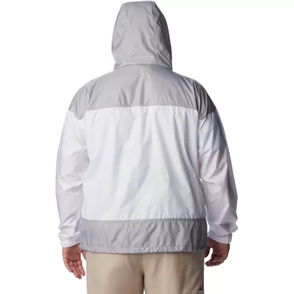 imageColumbia Mens Flash Challenger WindbreakerWhiteColumbia Grey