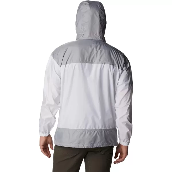 imageColumbia Mens Flash Challenger WindbreakerWhiteColumbia Grey