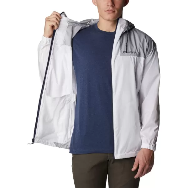 imageColumbia Mens Flash Challenger WindbreakerWhiteColumbia Grey