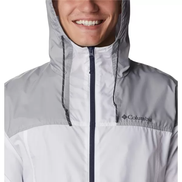 imageColumbia Mens Flash Challenger WindbreakerWhiteColumbia Grey
