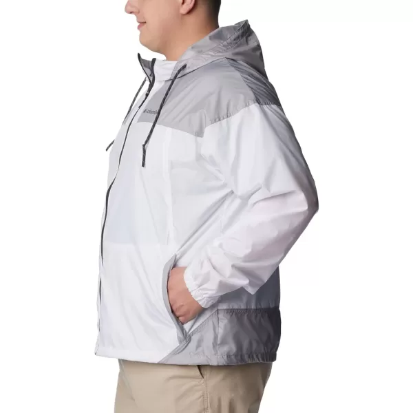 imageColumbia Mens Flash Challenger WindbreakerWhiteColumbia Grey