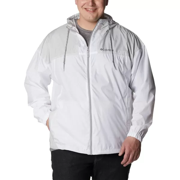 imageColumbia Mens Flash Challenger WindbreakerWhiteNimbus Grey