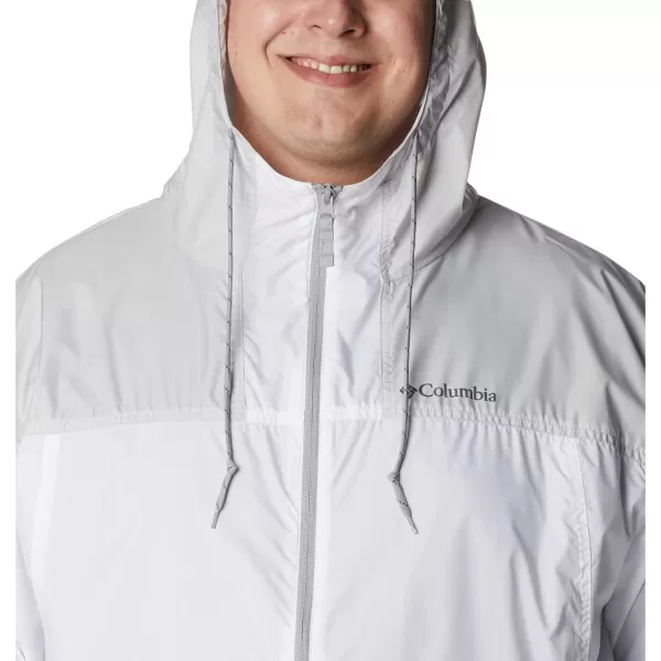 imageColumbia Mens Flash Challenger WindbreakerWhiteNimbus Grey