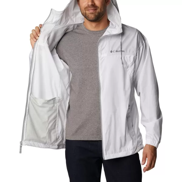 imageColumbia Mens Flash Challenger WindbreakerWhiteNimbus Grey