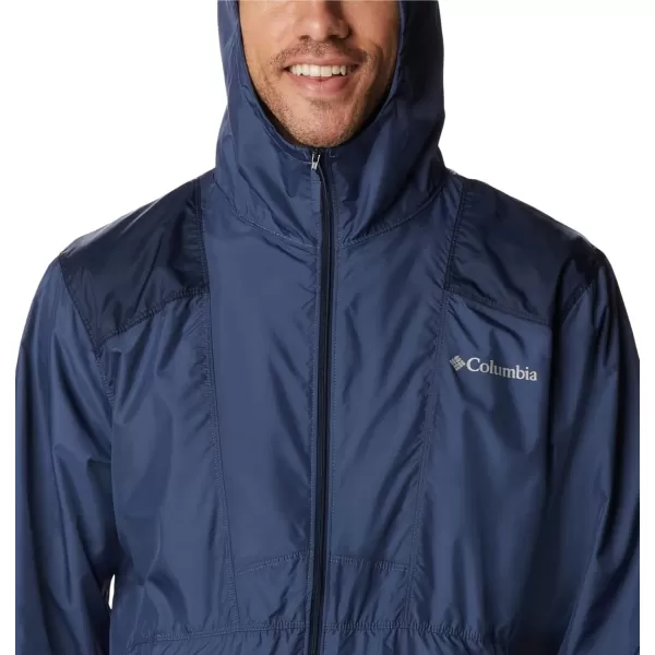 imageColumbia Mens Flashback WindbreakerDark MountainCollegiate Navy
