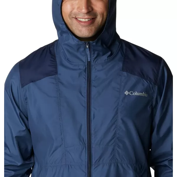 imageColumbia Mens Flashback WindbreakerDark MountainCollegiate Navy