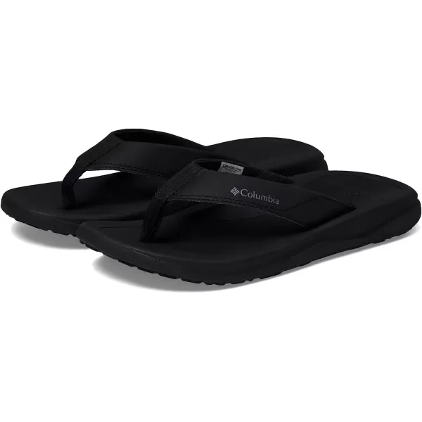 imageColumbia Mens Flip FlopBlackTitanium Grey Steel
