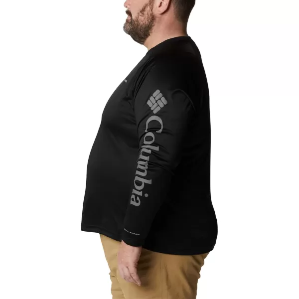 imageColumbia Mens Fork Stream Long Sleeve ShirtBlackCity Grey Logo