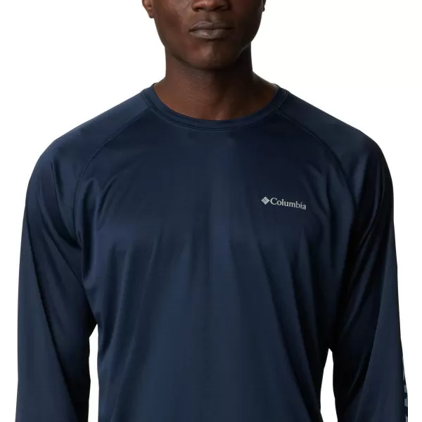 imageColumbia Mens Fork Stream Long Sleeve ShirtCollegiate NavySky Blue