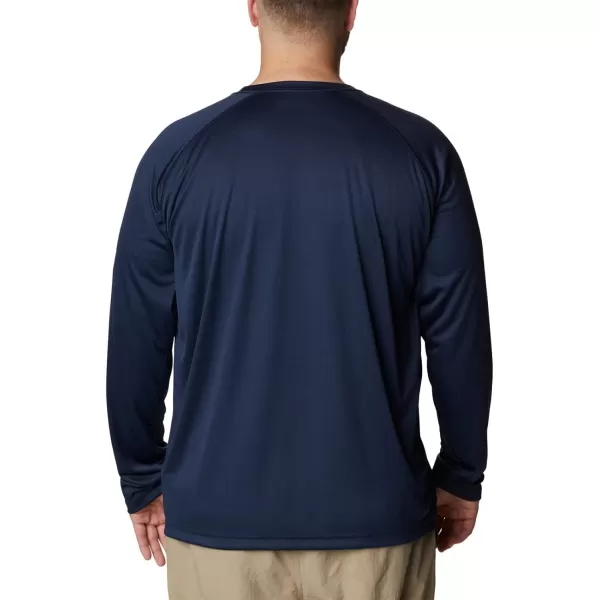 imageColumbia Mens Fork Stream Long Sleeve ShirtCollegiate NavyWhite Logo