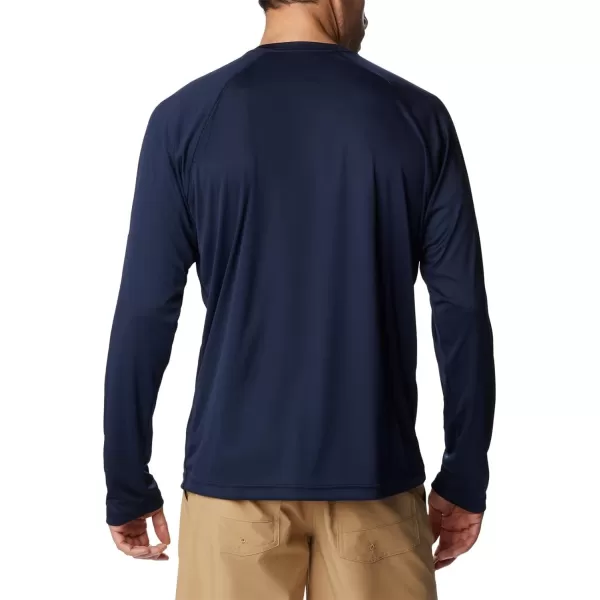 imageColumbia Mens Fork Stream Long Sleeve ShirtCollegiate NavyWhite Logo