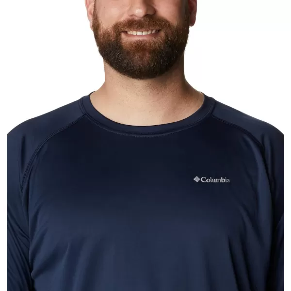 imageColumbia Mens Fork Stream Long Sleeve ShirtCollegiate NavyWhite Logo
