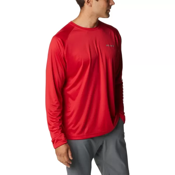 imageColumbia Mens Fork Stream Long Sleeve ShirtMountain Red