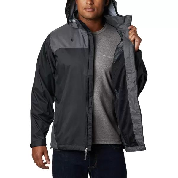 imageColumbia Mens Glennaker Rain JacketBlack  Grill