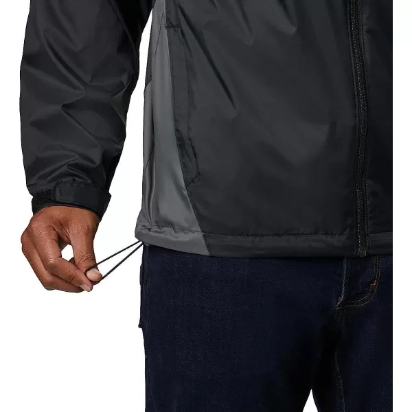 imageColumbia Mens Glennaker Rain JacketBlackGrill