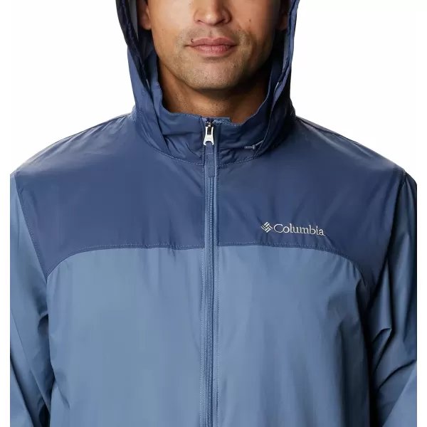 imageColumbia Mens Glennaker Rain JacketBluestone  Dark Mountain
