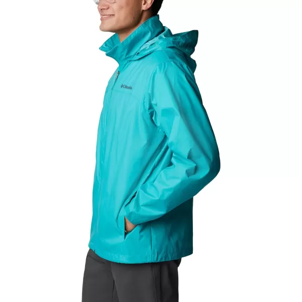 imageColumbia Mens Glennaker Rain JacketBright Aqua