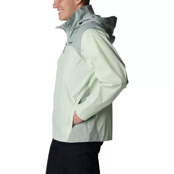 imageColumbia Mens Glennaker Rain JacketIce GreenNiagara